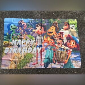 Luca Backdrop,Diseny Luca Background 4 x 6,for Photography Birthday Party